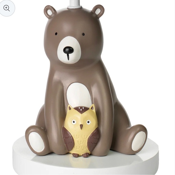 Bear and owl lamp - Picture 2 of 12